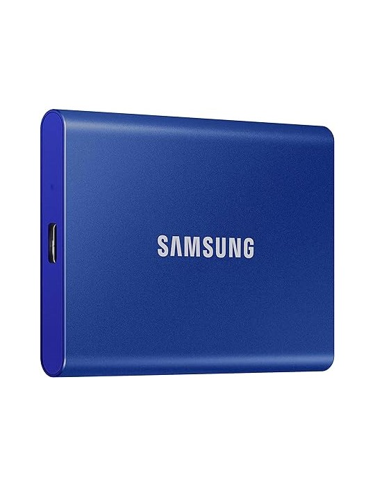  الصفحة الرئيسية - SSD Samsung Portable T7 USB 3.2 1TB -Indigo Blue