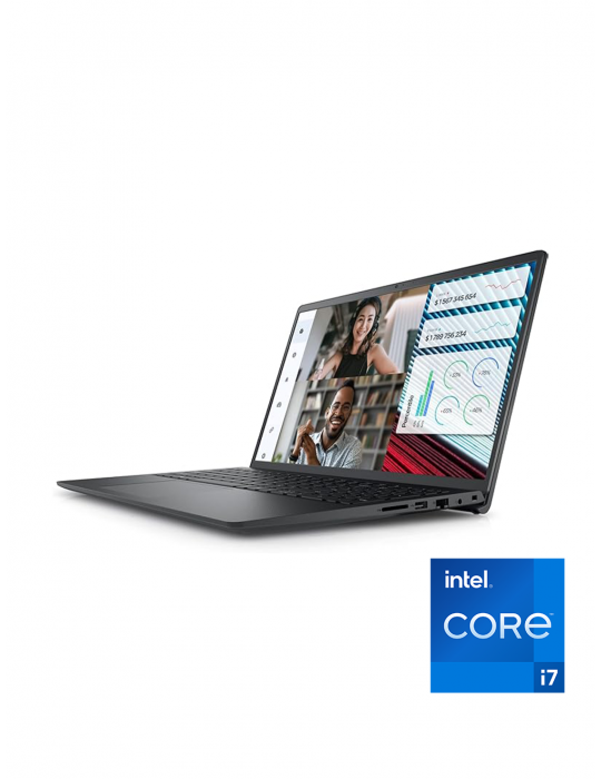  كمبيوتر محمول - DELL Vostro 3520 i71255U-RAM 8G- 512 SSD-Intel UHD Graphics-15.6-DOS-BLACK