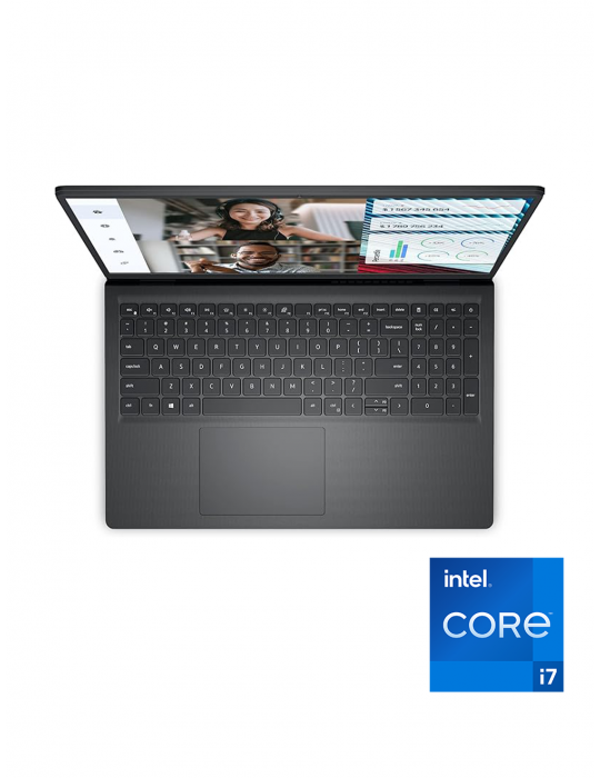  كمبيوتر محمول - DELL Vostro 3520 i71255U-RAM 8G- 512 SSD-Intel UHD Graphics-15.6-DOS-BLACK