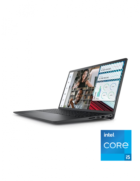  Laptop - DELL Vostro 3520 i5-1235U-RAM 8GB-SSD 256GB-Intel UHD Graphics-15.6 inch FHD -DOS-Carbon Black