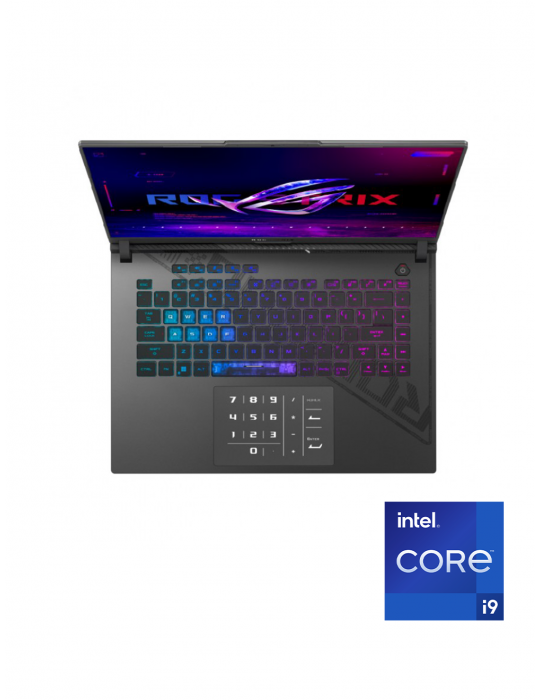  Laptop - ASUS ROG Strix G16 G614JIR-N3009W i9-14900HX 2.2GHz-16GB -SSD 1TB-RTX4070-8GB-16 Inch -Win11-Eclipse Gray