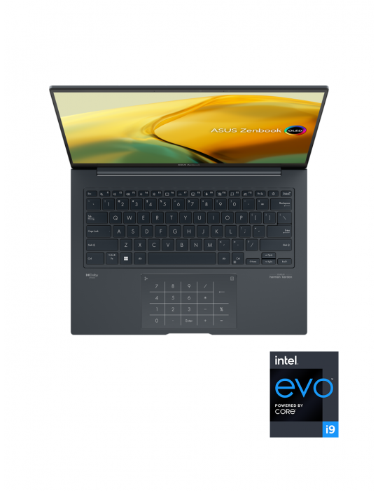  كمبيوتر محمول - ASUS Zenbook 14X OLED UX3404VA-OLED009W i9-13900H-16GB-SSD 512GB-Intel Iris Xe Graphics-14.5 Inch 2.8K OLED-Wi