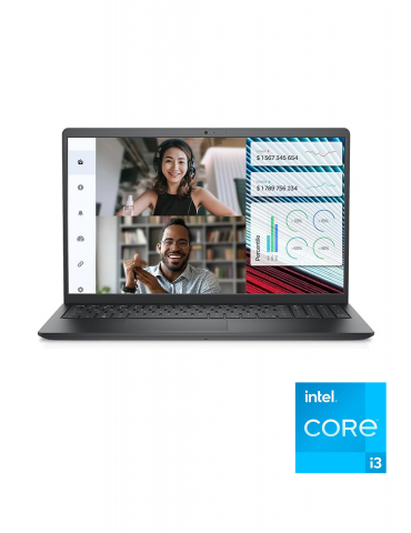 DELL Vostro 3520 Intel core i3-1215U-RAM 8GB-SSD 512GB-Intel UHD Graphics-15.6 inch-DOS-Black