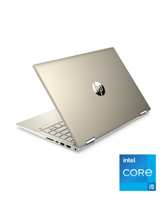  Laptop - HP Pavilion 15-eg0100ne Intel® Core™ i5 1135G7-8GB Ram-512GB SSD-Nvidia MX350-15.6 HD Touch-Dos-Warm Gold