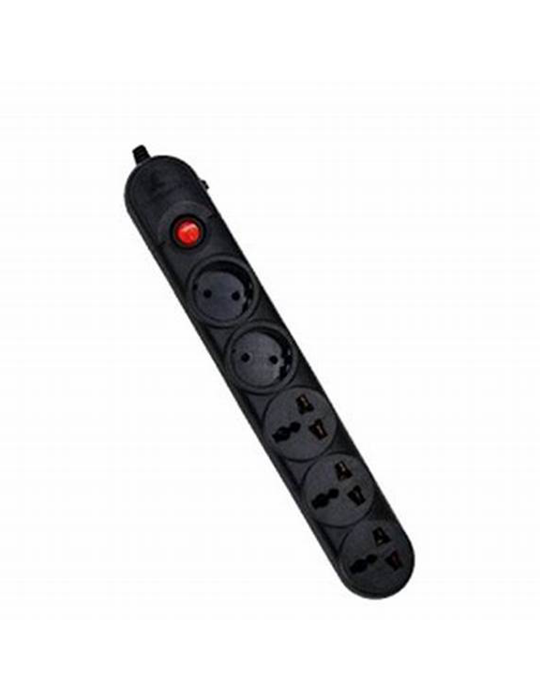 Power Strip - SystemMax 5Port-2M-Black