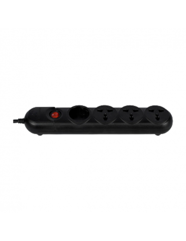 SystemMax 4 Ports/2 USB-2M-Black