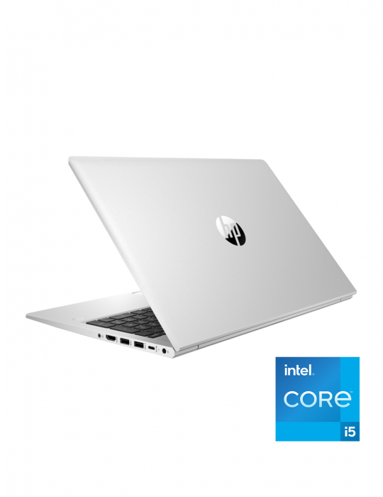  كمبيوتر محمول - HP ProBook 450 G9 intel core i5-1235U-8GB DDR4-SSD 256GB NVMe-MX570-2GB Graphics-FPR-15.6 FHD-DOS-Silver