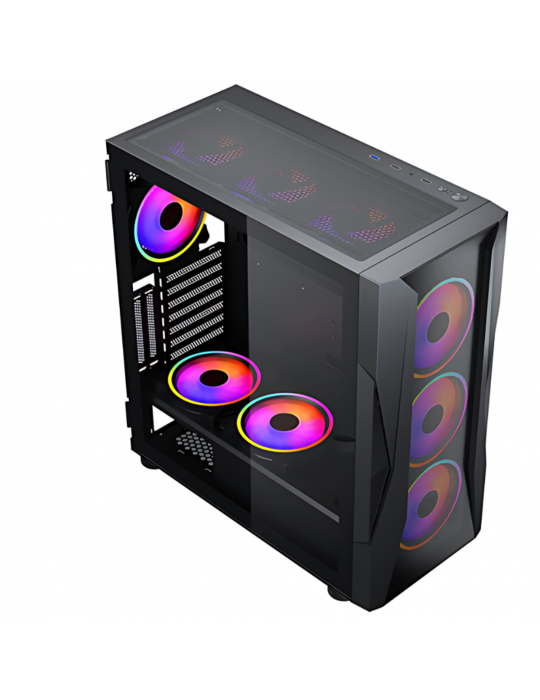  PC Components - Case Xander Velox 4 RGB Fans-Power Supply 600W -Black