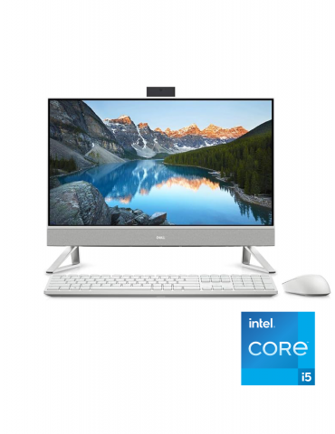 Dell All-in-one Inspiron 5410 i5-1235U-8GB-1TB-SSD 256GB-VGA Nvidia MX550-2GB-23.8 FHD Touch Screen-Windows11-Silver