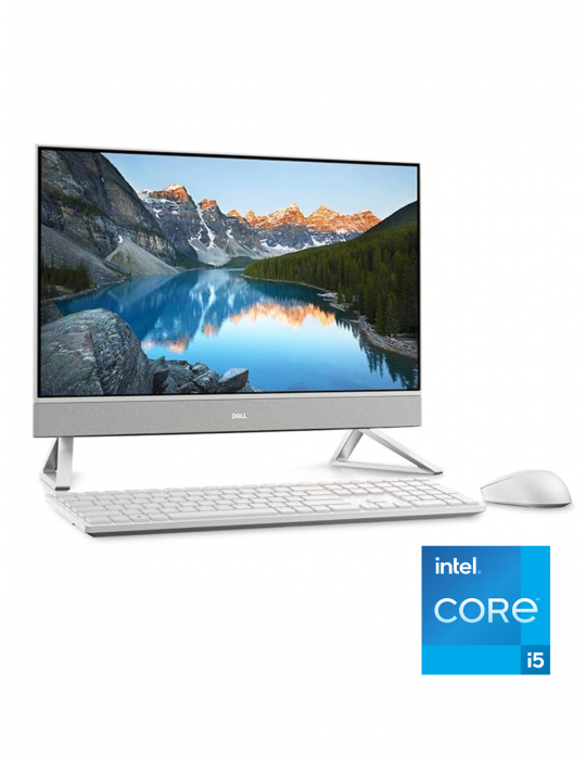  كمبيوتر مكتبى - Dell All-in-one Inspiron 5410 i5-1235U-8GB-1TB+SSD 256GB-VGA Nvidia MX550-2GB-23.8 FHD Touch Screen-Windows11-S