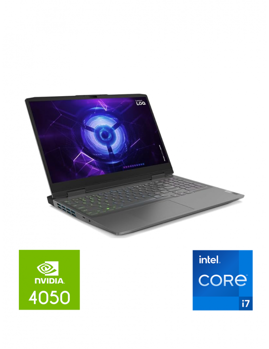  Laptop - Lenovo LOQ 15IRX9 intel core i7-13650HX-16GB-SSD 512 GB-RTX 4050 6GB-15.6 FHD 144Hz-LUNA GREY