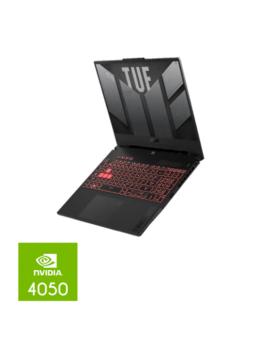  Laptop - ASUS TUF Gaming A15 FA507NU-LP007W R5-7535HS-8GB-SSD 512GB-RTX 4050 6GB-15.6 Inch FHD 144Hz-Win11-Jaeger Gray