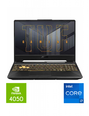 ASUS TUF Gaming F15 FX507VU-LP163W intel core i7-13620H-16GB-SSD 512GB-RTX4050-6GB-15.6 FHD144Hz-Win11-JAEGER Gray