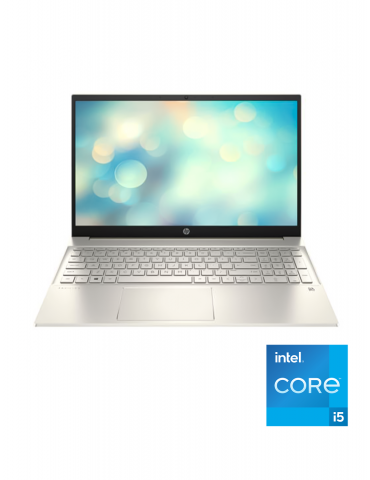 HP Pavilion 15-eg0100ne Intel Core i5 1135G7-8GB Ram-512GB SSD-Nvidia MX350-15.6 HD Touch-Dos-Warm Gold