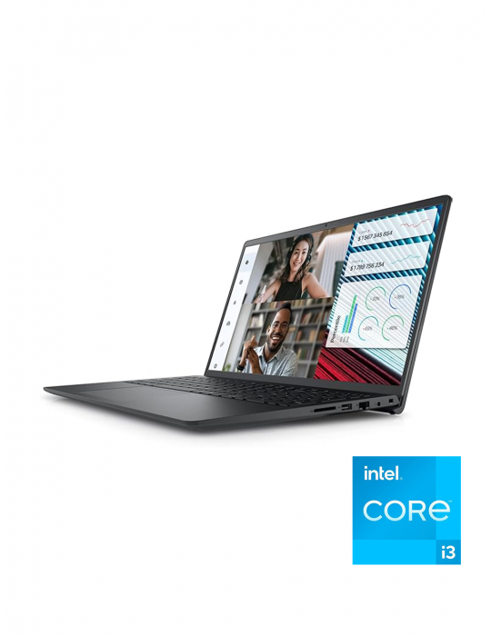  كمبيوتر محمول - DELL Vostro 3520 i3-1215U-RAM 8GB-SSD 512GB-Intel UHD Graphics-15.6 inch-DOS-Black