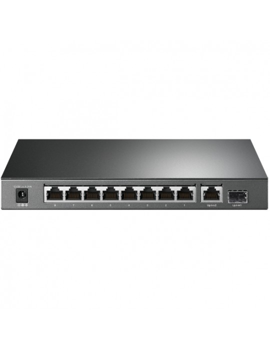  Home - TP-Link 1210P 10-Port Gigabit Desktop Switch with 8-Port PoE+