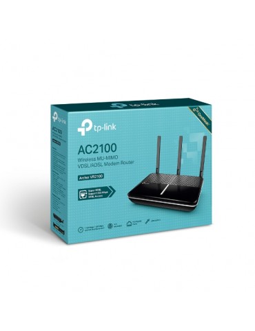 TPlink AC2100 Wireless MU-MIMO VDSL-ADSL Modem Router Archer VR2100