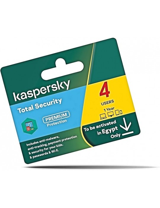  الصفحة الرئيسية - KasperSky Total Security 4 user - Code Only