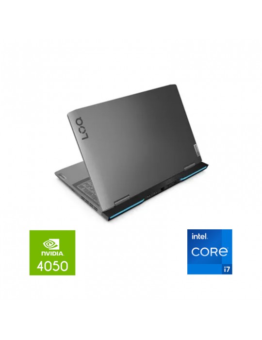  Laptop - Lenovo LOQ 15IRH8 i7-13620H 16GB DDR5 5200 RTX 4050 6GB 512GB SSD 15.6 FHD IPS 144Hz -Gaming Mouse- DOS-STORM GREY