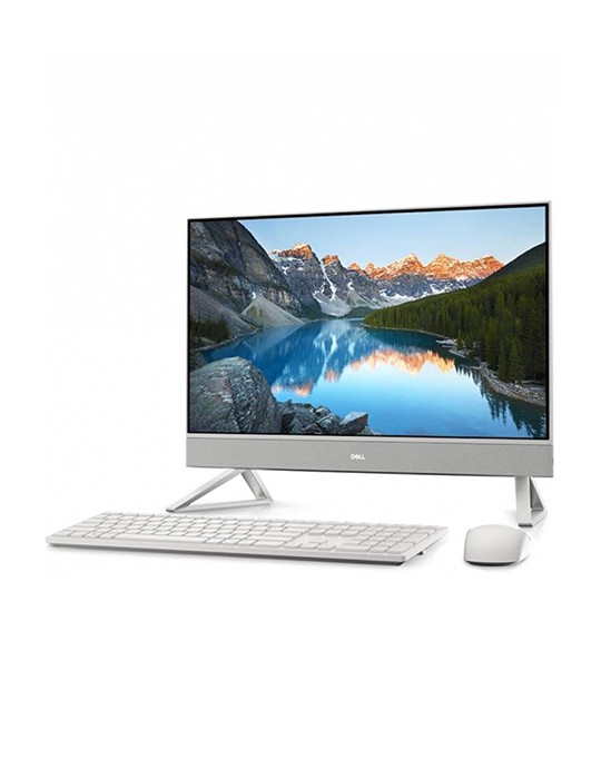  Desktop - Dell All-in-one Inspiron 5410 i5-1235U-8GB-1TB-SSD 256GB-VGA Nvidia MX550-2GB-23.8 FHD Touch Screen-Windows11-Silver