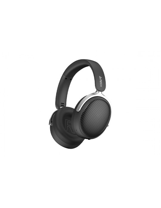  الصفحة الرئيسية - Headset A4Tech Fstyler BH350C ANC Bluetooth & Wireless Black - Type-C Charging