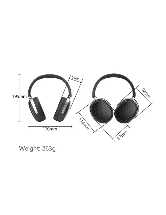  سماعات اذن - Headset A4Tech Fstyler BH350C ANC Bluetooth & Wireless Black - Type-C Charging