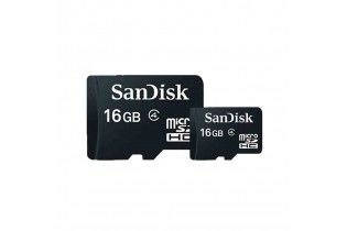  Memory Cards - Micro SD SDHC SanDisk 16GB