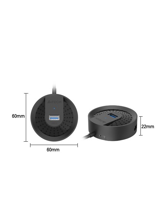  الصفحة الرئيسية - HUB A4Tech HUB-30 USB Black