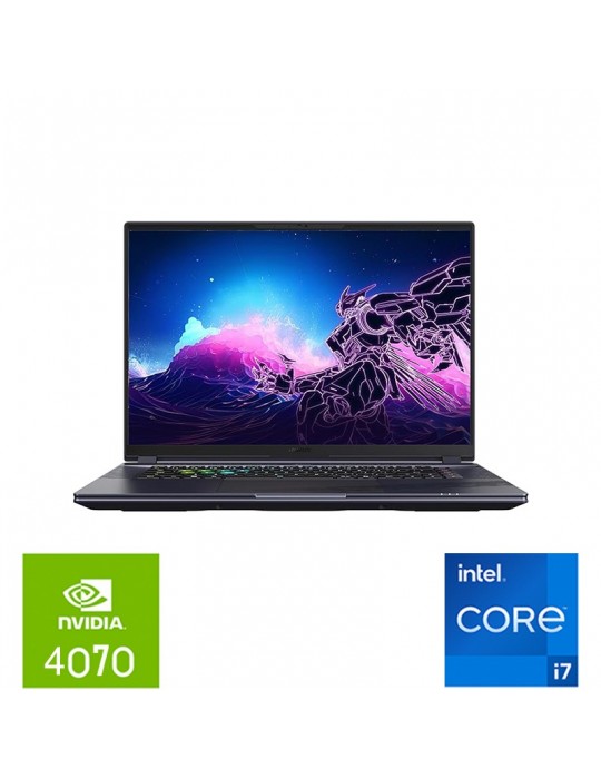  كمبيوتر محمول - Gigabyte AORUS 16X 9SG 2024 i7-13650HX-16GB DDR5-SSD 1TB NVMe-NVIDIA RTX 4070 8GB GDDR6-16 WQXGA-Silver-Win11