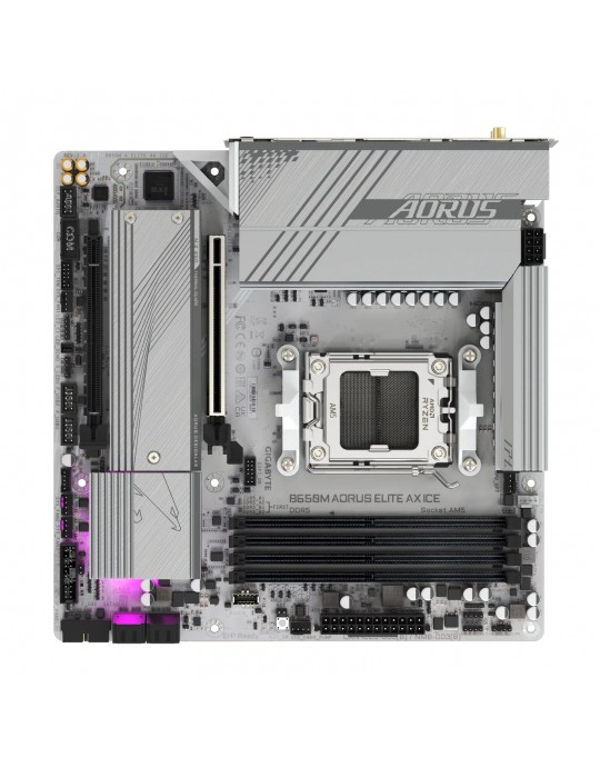  Motherboard - MB GIGABYTE AMD B650M AORUS ELITE AX ICE- DDR5