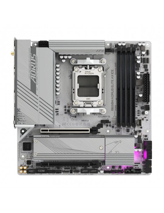  Motherboard - MB GIGABYTE AMD B650M AORUS ELITE AX ICE- DDR5