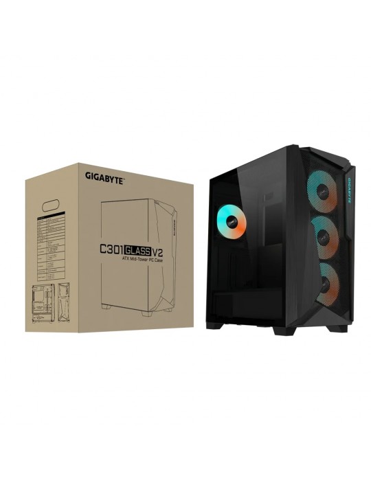  الصفحة الرئيسية - Case Gigabyte ATX C301G V2