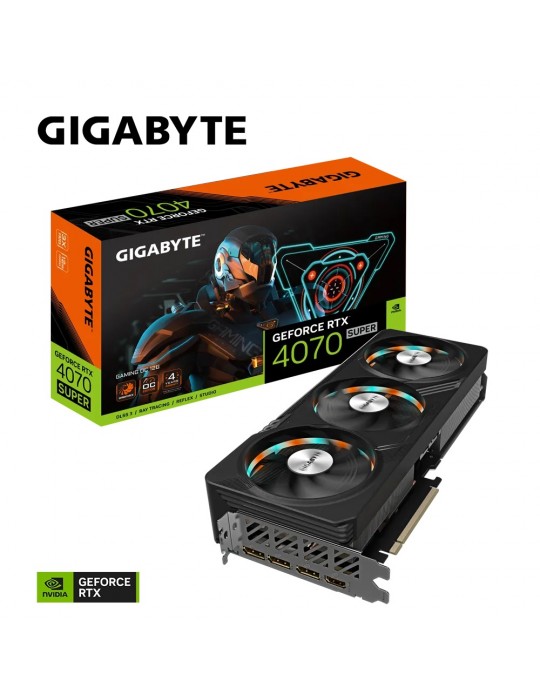  VGA - VGA GIGABYTE GeForce RTX 4070 SUPER GAMING OC 12G