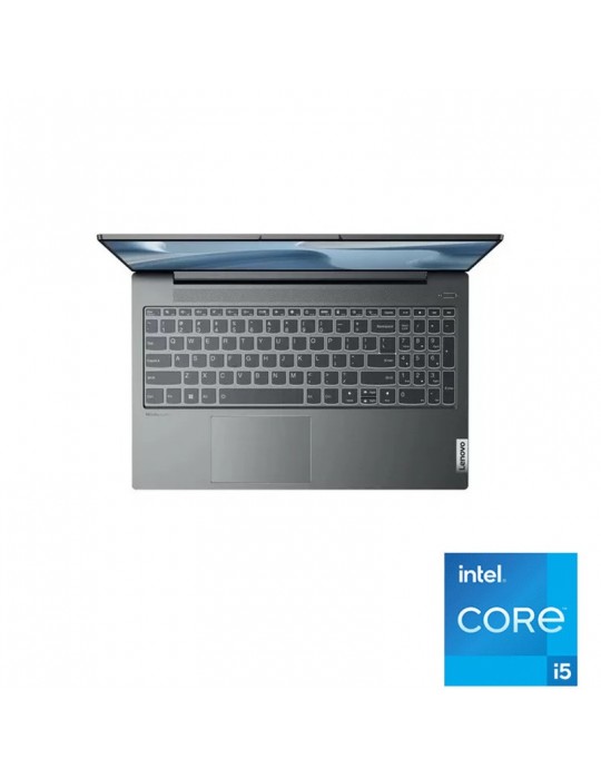  كمبيوتر محمول - Lenovo IP5 Core i5-1235U-16GB-SSD512-Nvidia MX550 2GB-15.6 FHD-DOS-Storm Grey