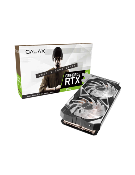  VGA - VGA Galax GeForce GALAX GeForce RTX 3050 EX OC 8GB DDR6 128 Bit