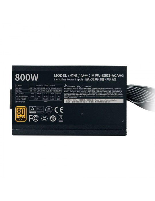  Power Supply - Power Supply Cooler Master Gold 800W