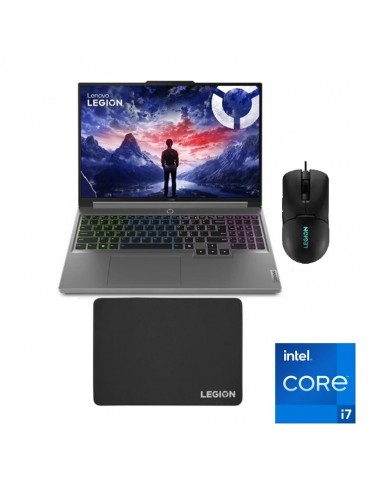 Lenovo Legion 5 16IRX9 i7-14650HX-16G-SSD1TB-RTX4070-8G-16 FHD IPS 240Hz-Win11-Lenovo Gaming Mouse+PAD-Luna Grey