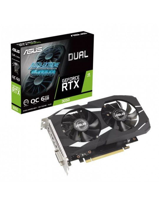  VGA - ASUS Dual GeForce RTX™3050 OC Edition-6GB GDDR6