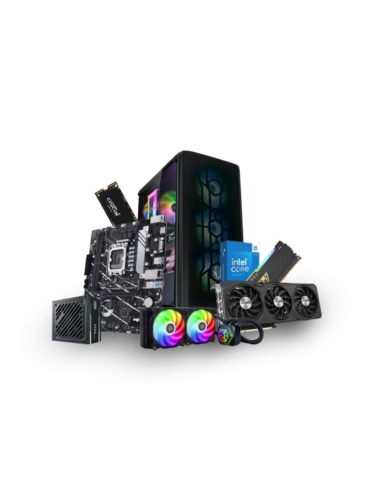  Home - Bundle Intel i5-14600K-VGA RTX 4060-Intel PRIME DDR4-RAM 32GB-SSD 500GB-PUS 800W-Cooler SilverStone-Case 4 RGB fan