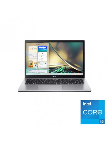 Acer Aspire 3 A315-59-58XR Slim i5-1235U-8GB-SSD 512GB-Intel Iris-15.6 FHD-DOS-Silver