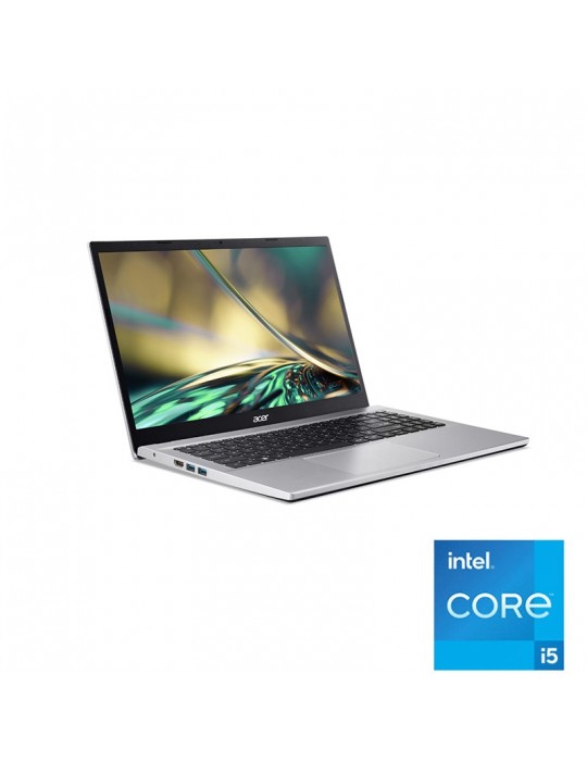  الصفحة الرئيسية - Acer Aspire 3 A315-59-58XR Slim i5-1235U-8GB-SSD 512GB-Intel Iris-15.6 FHD-DOS-Silver