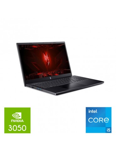 Acer Nitro V15 ANV15-51-54L8-i5-13420H-8GB DDR5-512SSD-RTX 3050-6GB-15.6 FHD IPS-Fingerprint-Dos-Black