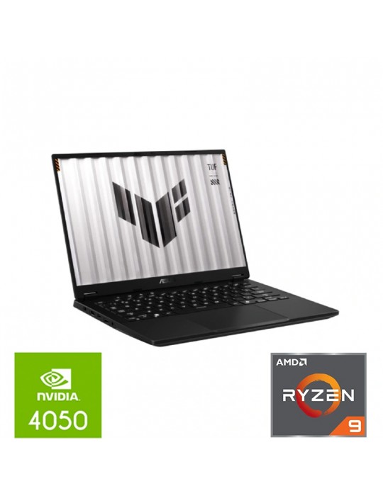  Laptop - ASUS TUF Gaming A14 FA401WU-RG037W AMD R9 AI 9 HX 370 -16GB RAM-1TB SSD- RTX 4050 6GB -14 WQXGA 165Hz-Win11-Grey