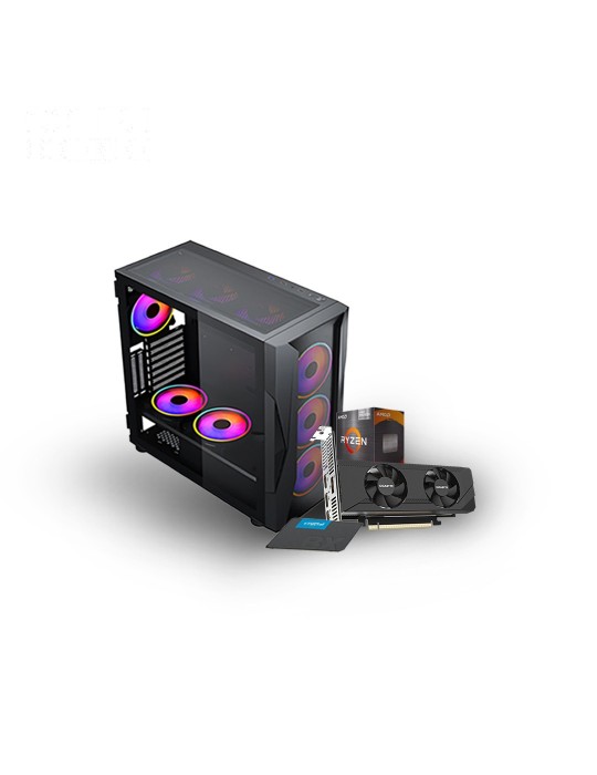  Home - Bundle Inte AMD Ryzen 5 -VGA RTX 3050-MB AMD-RAM16GB-SSD 240GB-Xander Cooling -Case Xander 4 RGB Fans+PUS 600W