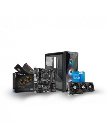 Bundle Intel i5-13400F -VGA RTX 4060 - MB Intel DDR4- RAM 32GB - SSD 500GB-Cooler Master ARGB +PSU 600W