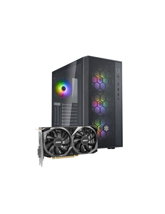  تجميعات جيمنج - Bundle Case SilverStone FARA R1 PRO V2 - VGA MSI GeForce RTX 3050 VENTUS 2X XS 8G GDDR6 OC