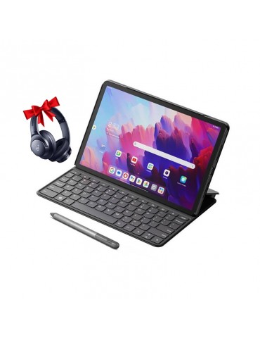 Lenovo Tab K11 8GB Ram 128GB + Folio Keyboard + Pen - Luna Grey + Free Gift Soundcore Q20i Blue