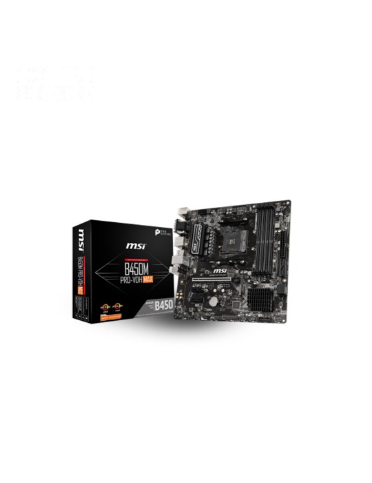 Home - Bundle MB MSI AMD B450M PRO-VDH MAX - CPU AMD Ryzen 5 5600 6C-12T Box - AM4 (With Fan) + cash back