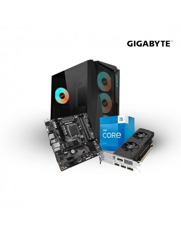 Bundle CPU Intel Core i5-13400F-With Fan-VGA GIGABYTE GeForce RTX 3050 -MB GIGABYTE Intel B760M-Case Gigabyte ATX C301G V2