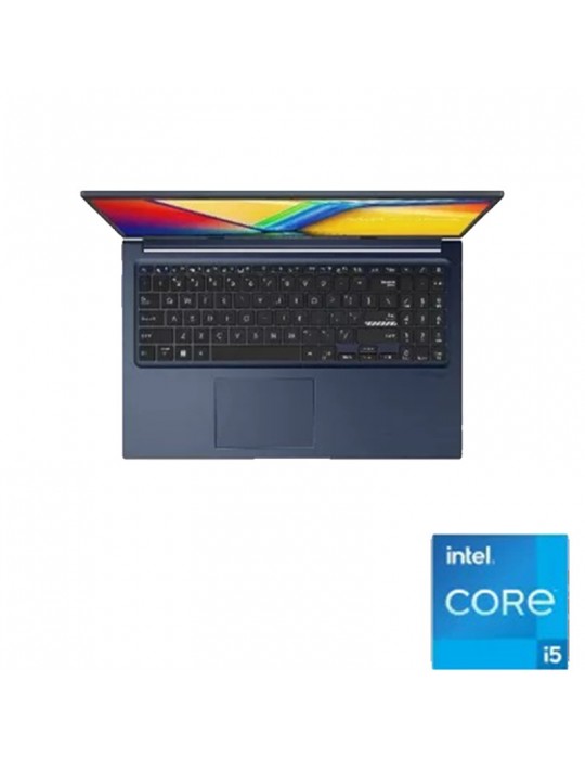  Laptop - ASUS VivoBook 15 X1504ZA-NJ005W Intel core i5-1235U-8GB-SSD 512GB-Intel Iris Xe Graphics-15.6 FHD-Win11